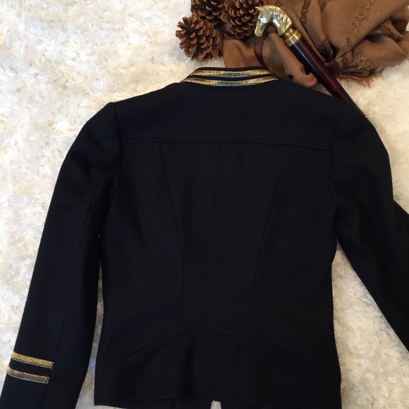 H&M Black Jacket with Gold Accents - Picture 12 of 16